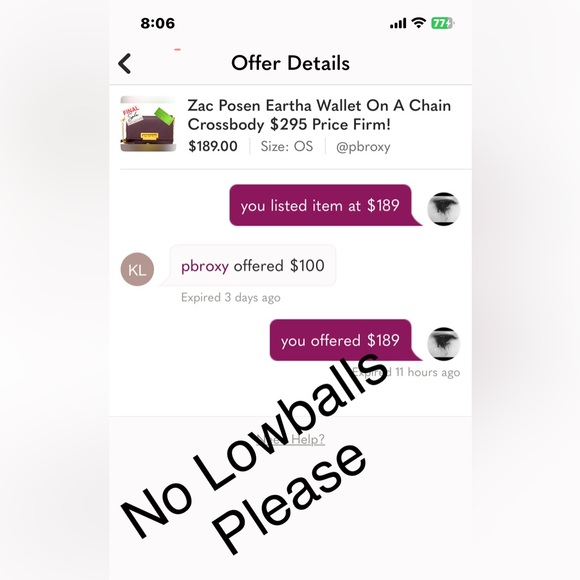 Zac Posen Eartha Wallet On A Chain Crossbody $295 Price Firm! - Picture 13 of 13